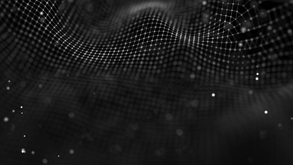 Abstract data technology visualization representing outbound systems